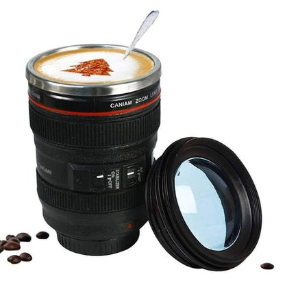 Tasse thermo en forme de caméra