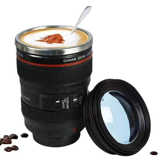 Tasse thermo en forme de caméra