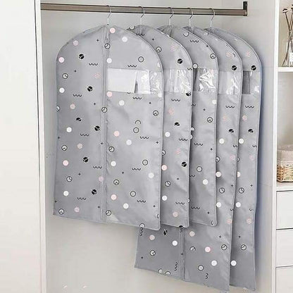 5 Sac de rangement suspendu anti-poussière pour vêtements