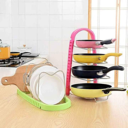 Organisateur de poêles / casseroles à 3 couches