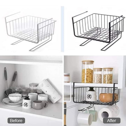 Étagère en métal sous cabinet multifonctionnelle