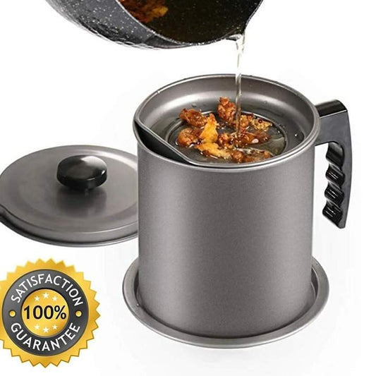 pot de filtre/stockage d'huile de style japonais 1,7 litres