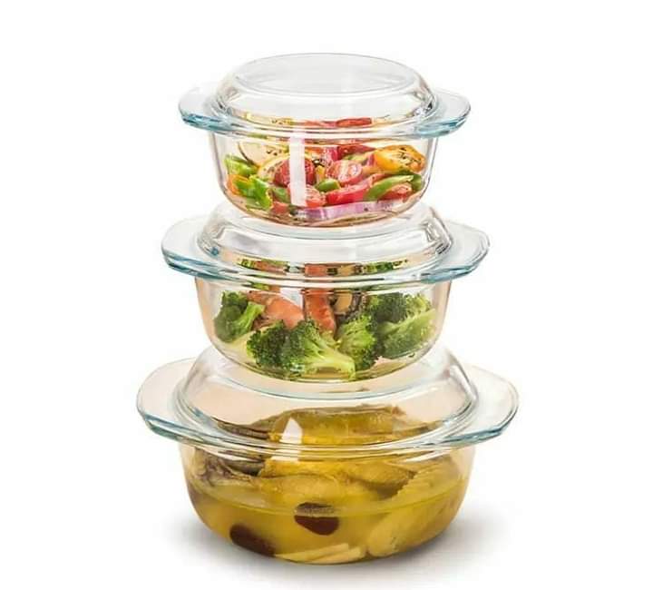 Set de 3 bols de service