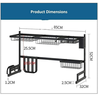 Au-dessus de l'égouttoir