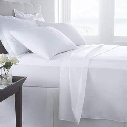 6*7 Draps-housses blancs ajustés