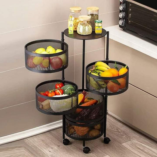 Étagère de rangement multifonction tournante