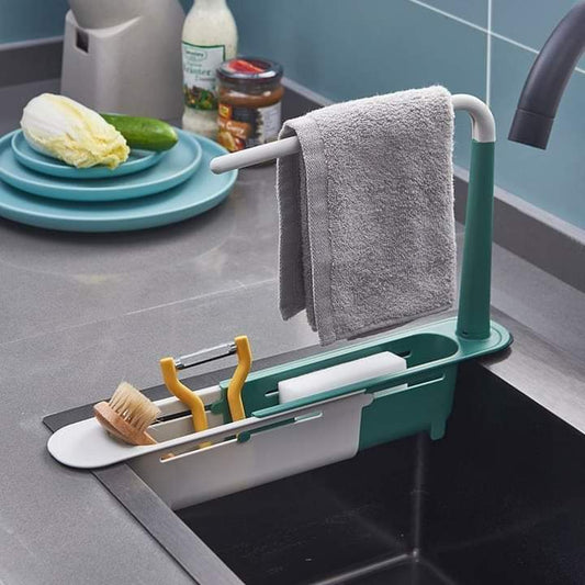 Organisateur de lavabo extensible