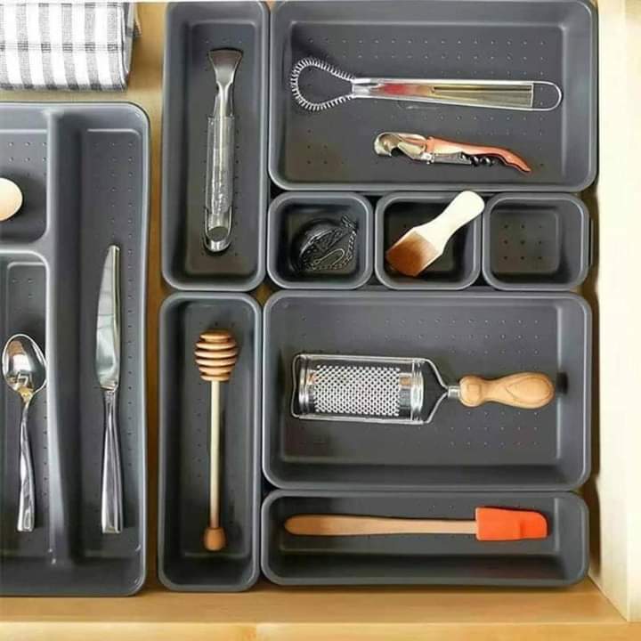 Set de diviseurs de tiroir de 8 pièces