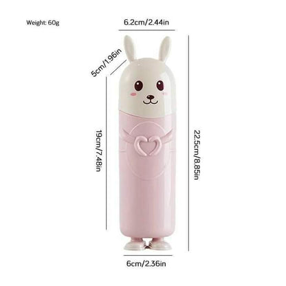 Porte-brosse à dents / pâte en forme de joli lapin