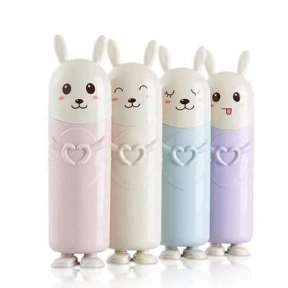 Porte-brosse à dents / pâte en forme de joli lapin