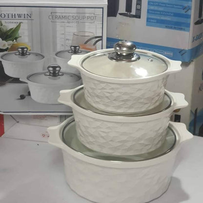 ensemble de plats de service 3 pièces