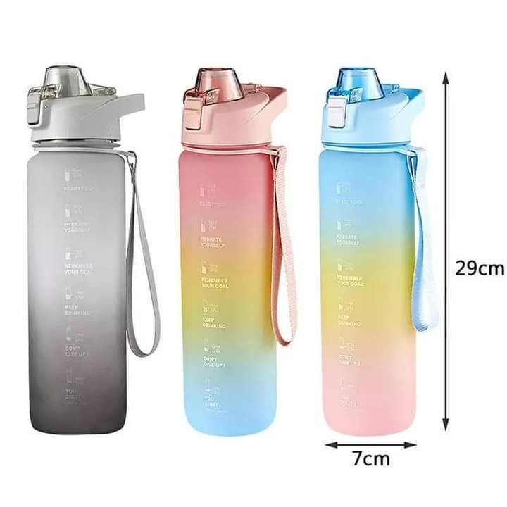 1 LITREBouteille d'eau motivante