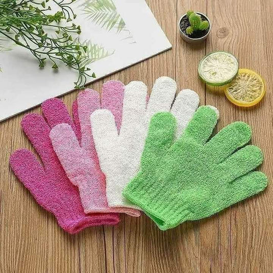 5 paires de gants exfoliants