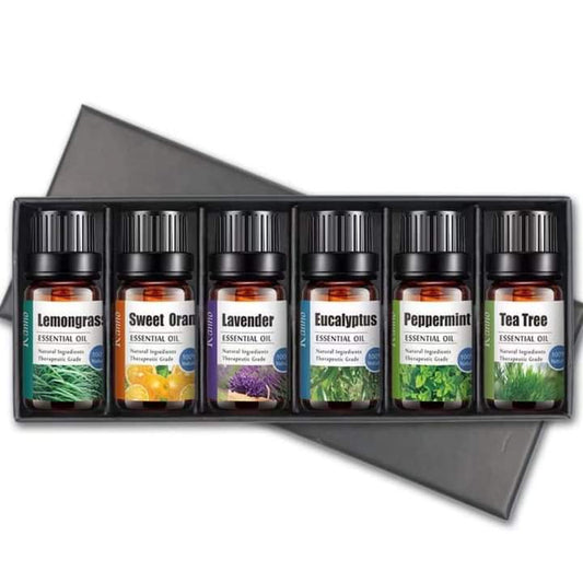10ml  6 Bouteilles d'huiles essentielles