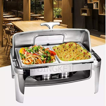 plats de service en acier inoxydable
