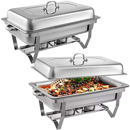 plats de service en acier inoxydable