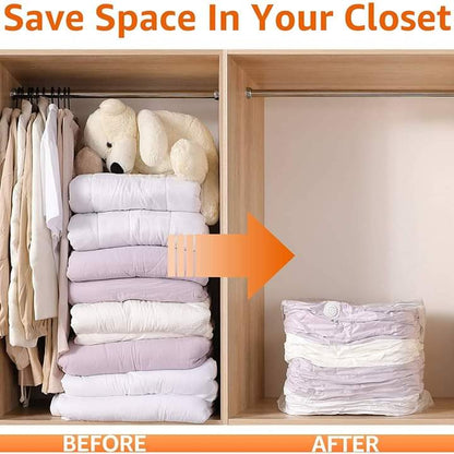 5Pc Sacs de compression pour vêtements de couette