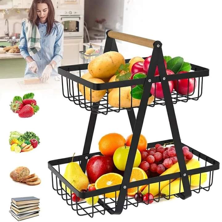 Panier à fruits métallique
