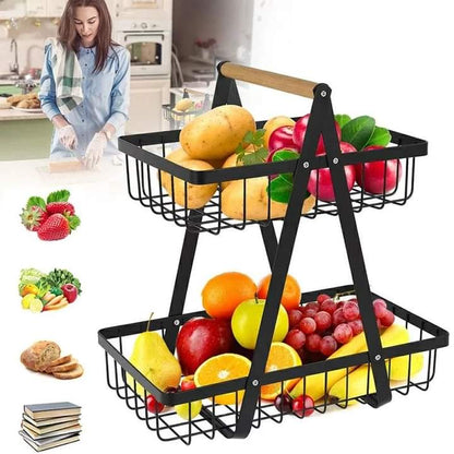Panier à fruits métallique
