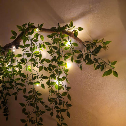 Floroux - Applique murale LED élégante avec des accents floraux