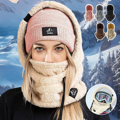 FrostGuard 3-en-1 Bonnet d'Hiver – Chaud & Coupe-Vent