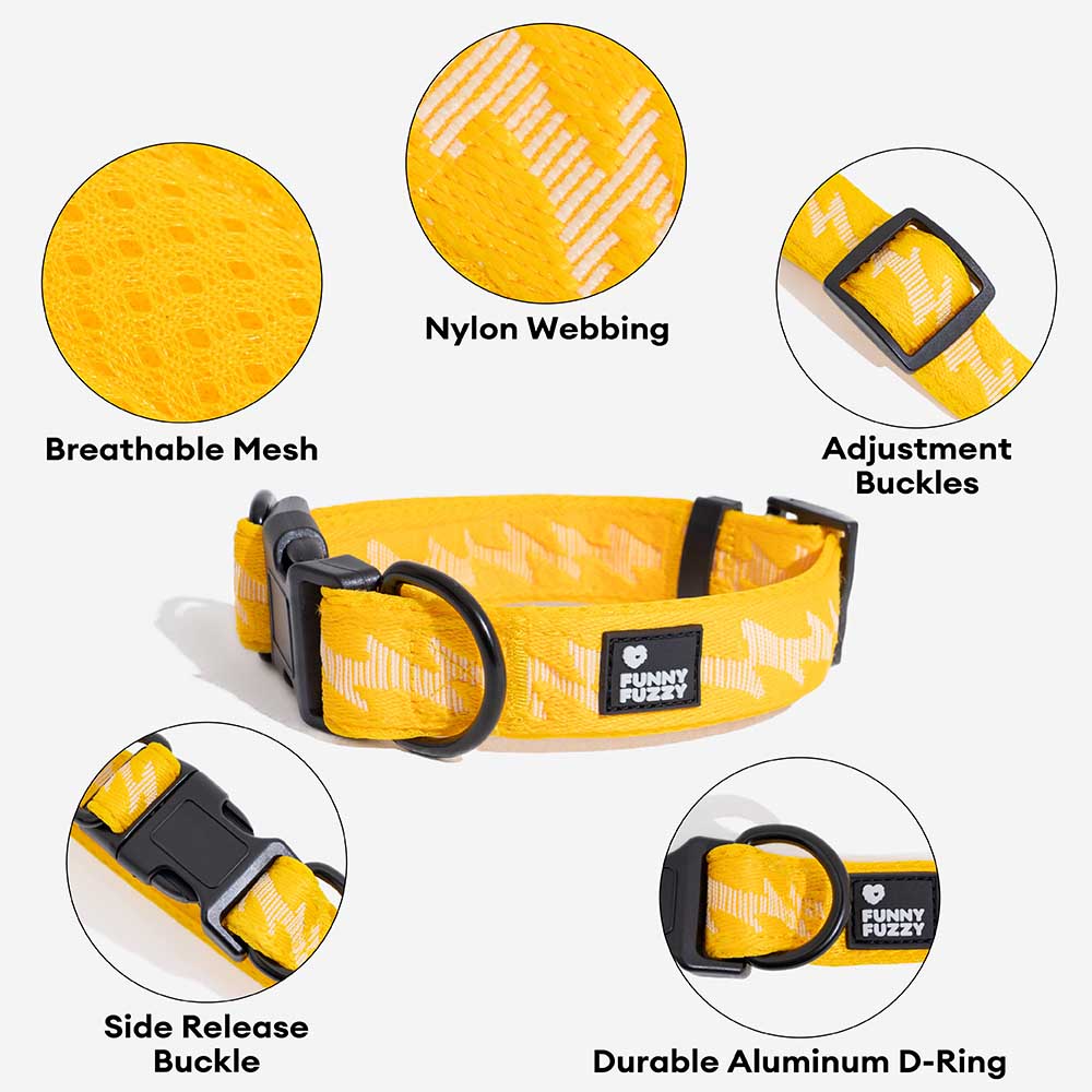 Collier pour chien durable en nylon ajustable Floroux - Flexi Walker