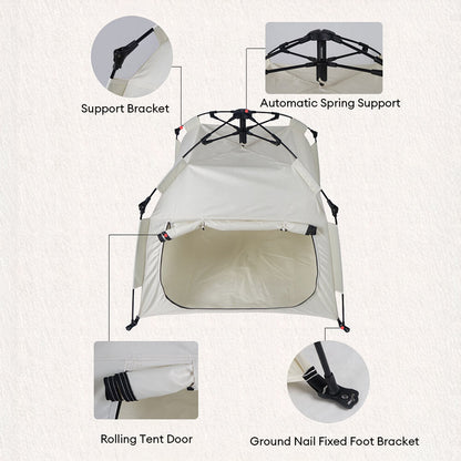 Tente pour chien portable de camping extérieur pliable automatique