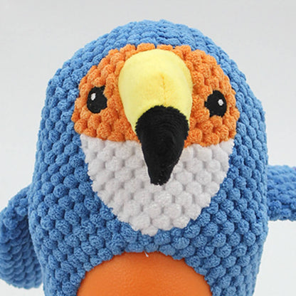 Flamant Rose Perroquet Jouet À Mâcher En Corde Durable Interactif Pour Chien