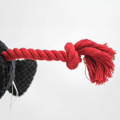 Flamant Rose Perroquet Jouet À Mâcher En Corde Durable Interactif Pour Chien