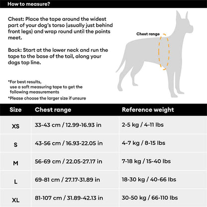 Floroux Harnais d'extérieur réglable et réfléchissant pour chien - Flexi Walker