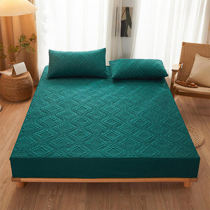 Drap-housse matelassé doux et imperméable, anti-taches, housse de matelas