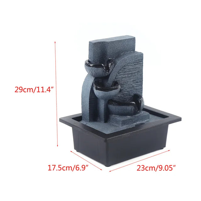 Floroux - Géométrie fontaine d'eau