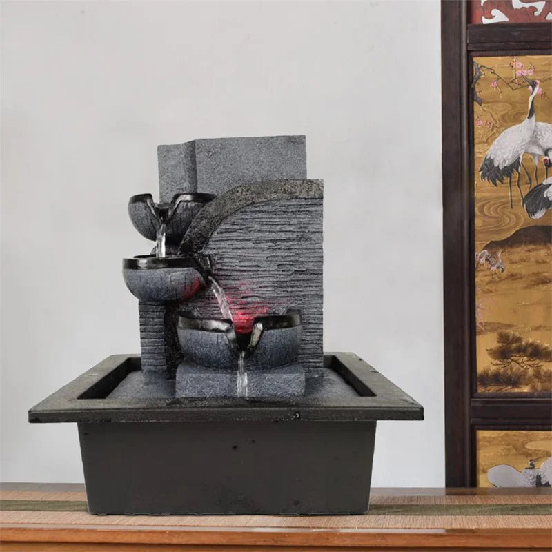 Floroux - Géométrie fontaine d'eau