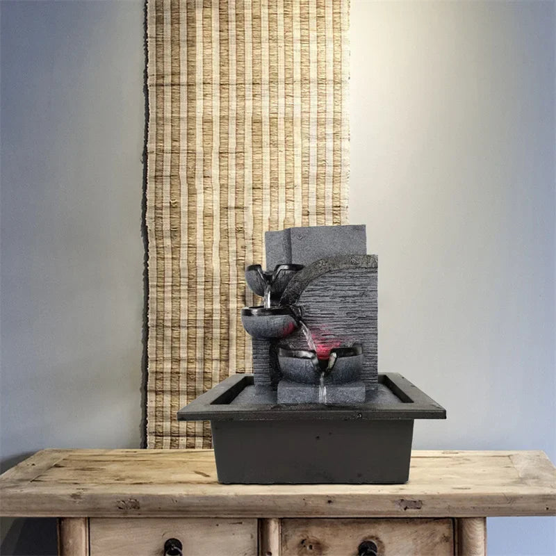 Floroux - Géométrie fontaine d'eau