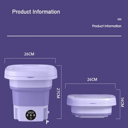 CleanEase - Machine à laver portable pliable