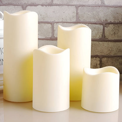 Bougie électronique cylindrique clignotante sans flamme