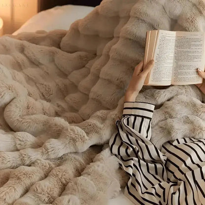 Couverture chauffante – couverture chaude pour l'hiver – canapé