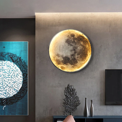 Floroux Lampe de Lune LED | Lumière d'ambiance magique | Lampe de nuit 3D Lune | Décoration pour la maison et la chambre