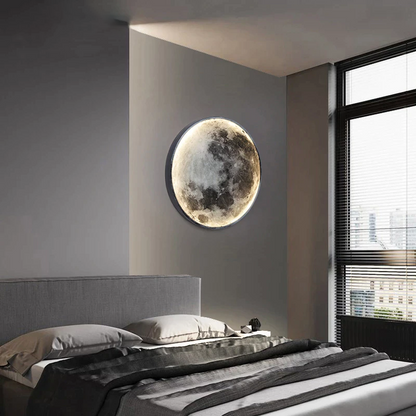 Floroux Lampe de Lune LED | Lumière d'ambiance magique | Lampe de nuit 3D Lune | Décoration pour la maison et la chambre