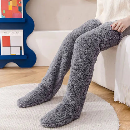 Chaussettes Haute Froid Hivernale – Confort et Style Chaleureux
