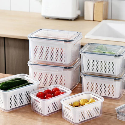 FreshKeeper - Récipient de stockage pour réfrigérateur pour une fraîcheur organisée