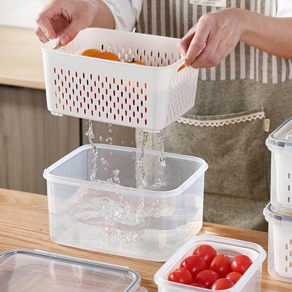 FreshKeeper - Récipient de stockage pour réfrigérateur pour une fraîcheur organisée