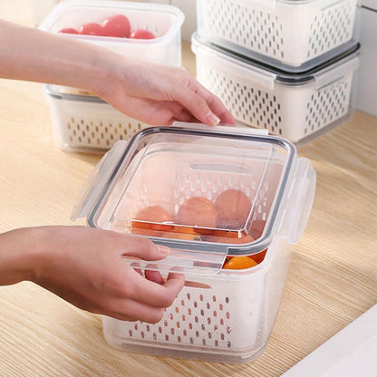 FreshKeeper - Récipient de stockage pour réfrigérateur pour une fraîcheur organisée