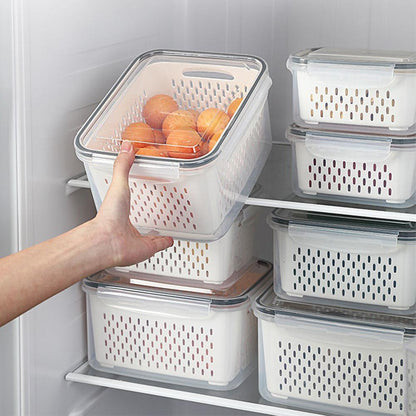 FreshKeeper - Récipient de stockage pour réfrigérateur pour une fraîcheur organisée