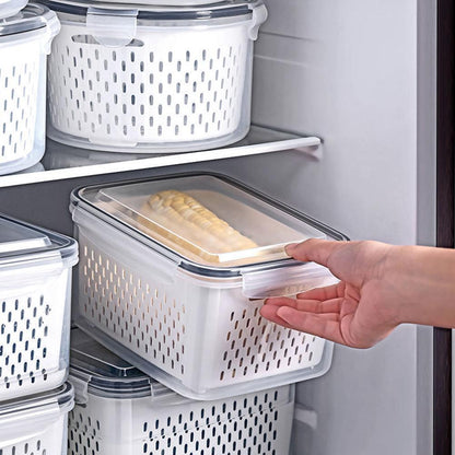 FreshKeeper - Récipient de stockage pour réfrigérateur pour une fraîcheur organisée