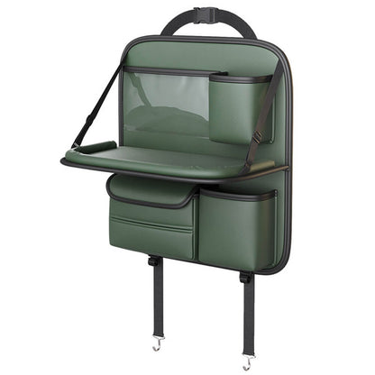 Organisateur pliable pour sièges arrière de voiture avec plateau