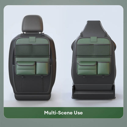 Organisateur pliable pour sièges arrière de voiture avec plateau