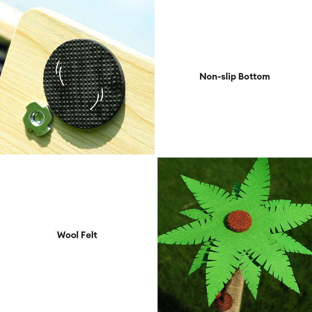 Chaise longue de plage pour chat avec planche à gratter