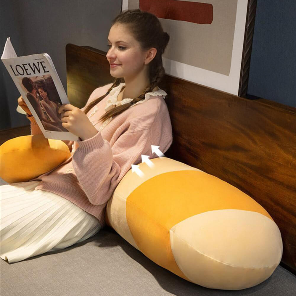 Coussin de soutien corporel complet pour chat ergonomique pour le sommeil et la détente