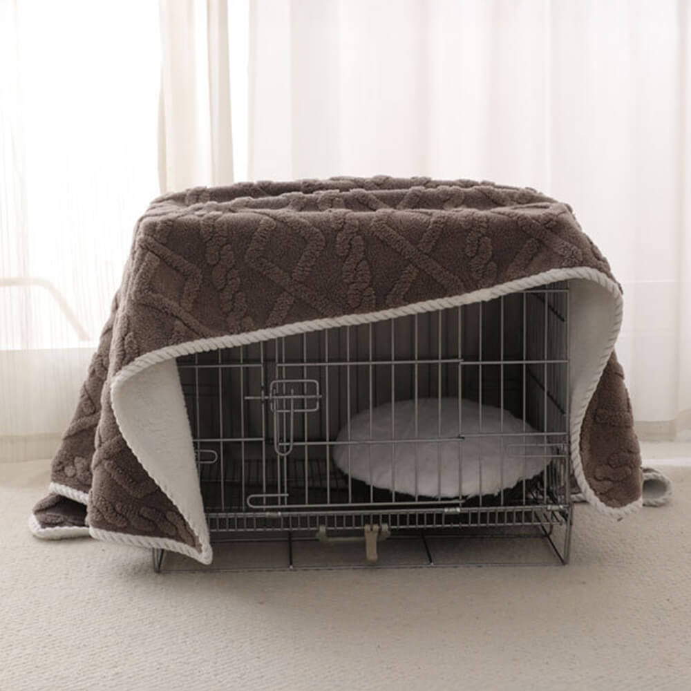 Couverture pour chien en polaire douce chaude imperméable luxueuse